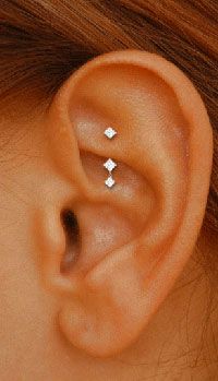 Different Ear Piercing Types and Ways of Wearing Them