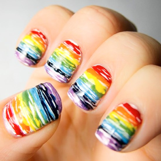 2014 Rainbow Nail Art Polish